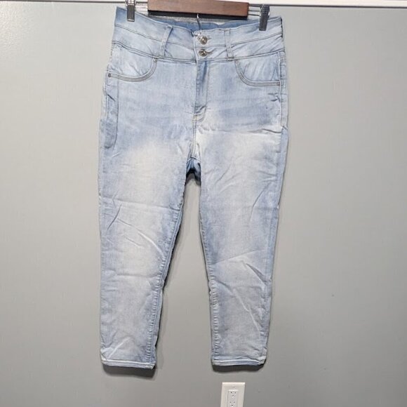 Wallflower Denim Cropped Ankle Jeans Size 13 - Picture 1 of 4